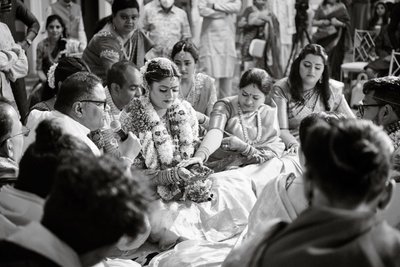 Jahnnavi and Sameer’s South Indian Wedding Celebrations at Lansdowne Resort and Spa