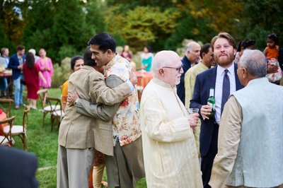 Wedding mehndi event celebrations and ceremony at bride’s private residence in Charlottesville, Virginia