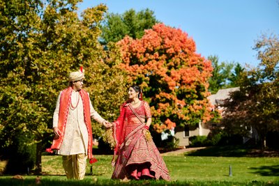 Anjali and Manish’s Romantic Straight-Out-of-Bollywood Wedding on the Lawn at the Boars Head Resort in Charlottesville, Virginia