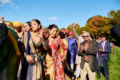 Anjali and Manish’s Romantic Straight-Out-of-Bollywood Wedding on the Lawn at the Boars Head Resort in Charlottesville, Virginia