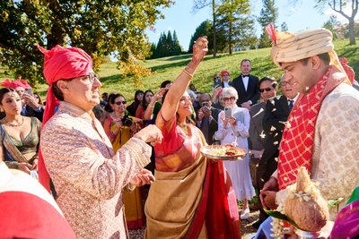 Anjali and Manish’s Romantic Straight-Out-of-Bollywood Wedding on the Lawn at the Boars Head Resort in Charlottesville, Virginia