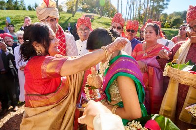 Anjali and Manish’s Romantic Straight-Out-of-Bollywood Wedding on the Lawn at the Boars Head Resort in Charlottesville, Virginia