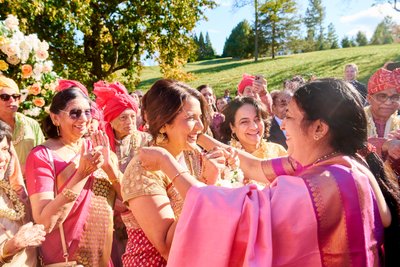 Anjali and Manish’s Romantic Straight-Out-of-Bollywood Wedding on the Lawn at the Boars Head Resort in Charlottesville, Virginia