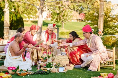 Anjali and Manish’s Romantic Straight-Out-of-Bollywood Wedding on the Lawn at the Boars Head Resort in Charlottesville, Virginia