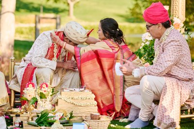 Anjali and Manish’s Romantic Straight-Out-of-Bollywood Wedding on the Lawn at the Boars Head Resort in Charlottesville, Virginia