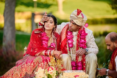 Anjali and Manish’s Romantic Straight-Out-of-Bollywood Wedding on the Lawn at the Boars Head Resort in Charlottesville, Virginia