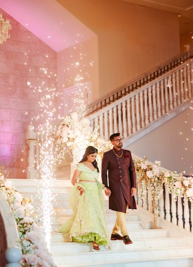 Jahnnavi and Sameer’s Sangeet Ceremony at The Bellevue Conference and Event Center