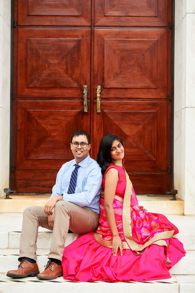 Engagement Photo by South Asian Wedding Photographer DC
