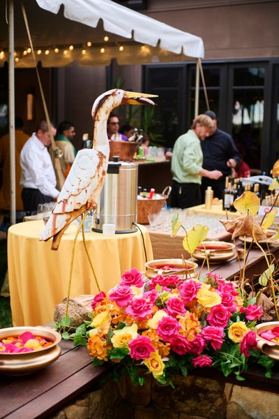 Wedding mehndi event celebrations and ceremony at bride’s private residence in Charlottesville, Virginia