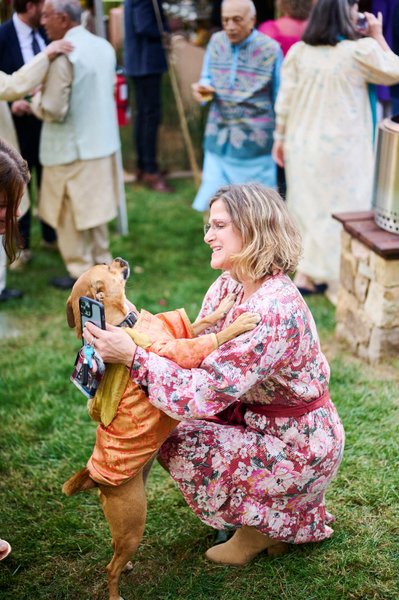 Wedding mehndi event celebrations and ceremony at bride’s private residence in Charlottesville, Virginia