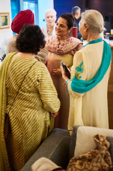 Wedding mehndi event celebrations and ceremony at bride’s private residence in Charlottesville, Virginia