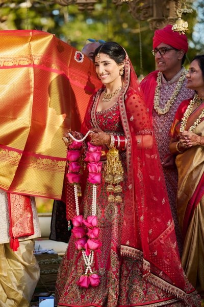 Anjali and Manish’s Romantic Straight-Out-of-Bollywood Wedding on the Lawn at the Boars Head Resort in Charlottesville, Virginia