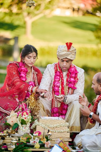 Anjali and Manish’s Romantic Straight-Out-of-Bollywood Wedding on the Lawn at the Boars Head Resort in Charlottesville, Virginia