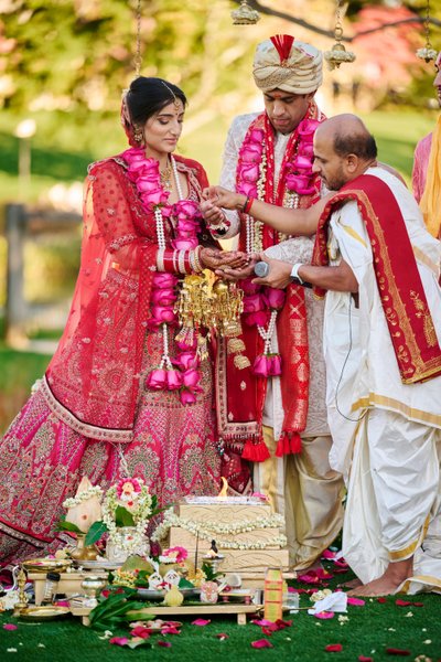 Anjali and Manish’s Romantic Straight-Out-of-Bollywood Wedding on the Lawn at the Boars Head Resort in Charlottesville, Virginia