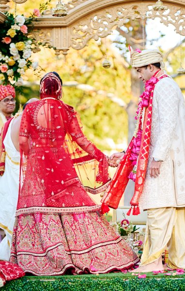 Anjali and Manish’s Romantic Straight-Out-of-Bollywood Wedding on the Lawn at the Boars Head Resort in Charlottesville, Virginia