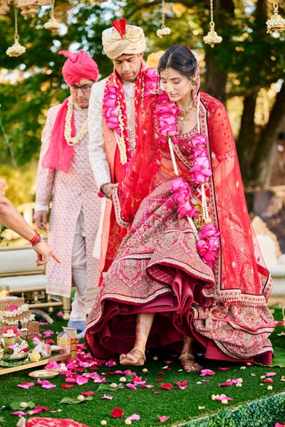 Anjali and Manish’s Romantic Straight-Out-of-Bollywood Wedding on the Lawn at the Boars Head Resort in Charlottesville, Virginia