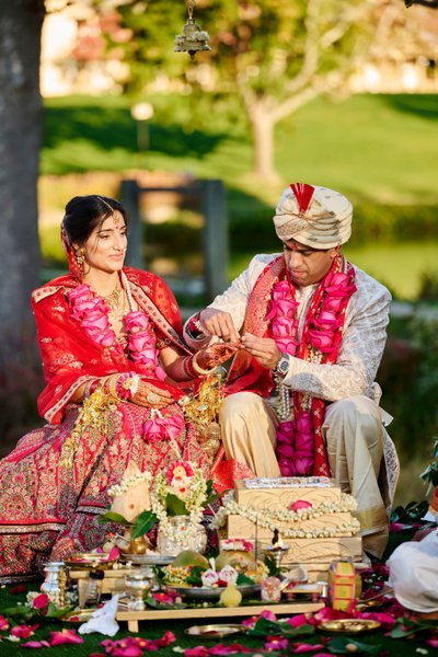 Anjali and Manish’s Romantic Straight-Out-of-Bollywood Wedding on the Lawn at the Boars Head Resort in Charlottesville, Virginia