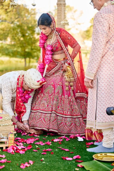 Anjali and Manish’s Romantic Straight-Out-of-Bollywood Wedding on the Lawn at the Boars Head Resort in Charlottesville, Virginia