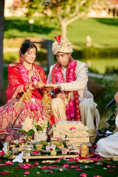 Anjali and Manish’s Romantic Straight-Out-of-Bollywood Wedding on the Lawn at the Boars Head Resort in Charlottesville, Virginia