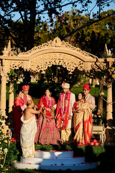 Anjali and Manish’s Romantic Straight-Out-of-Bollywood Wedding on the Lawn at the Boars Head Resort in Charlottesville, Virginia