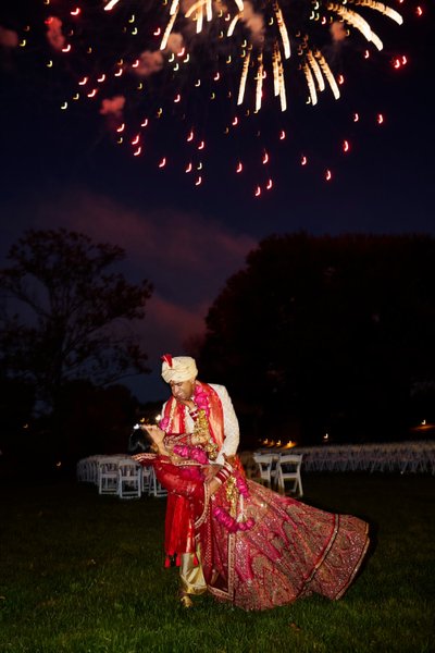 Anjali and Manish’s Romantic Straight-Out-of-Bollywood Wedding on the Lawn at the Boars Head Resort in Charlottesville, Virginia