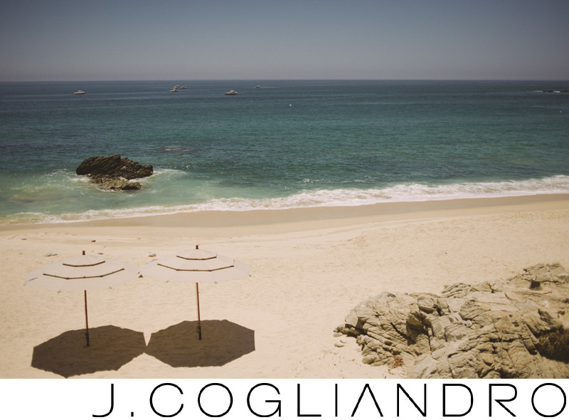 Beach Umbrellas Best Mexico Wedding Photography J Cogliandro