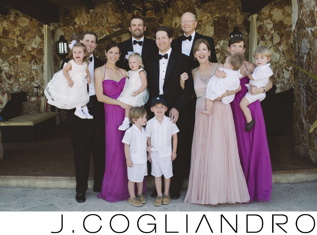 Family Portraiture for Destination Weddings in Mexico