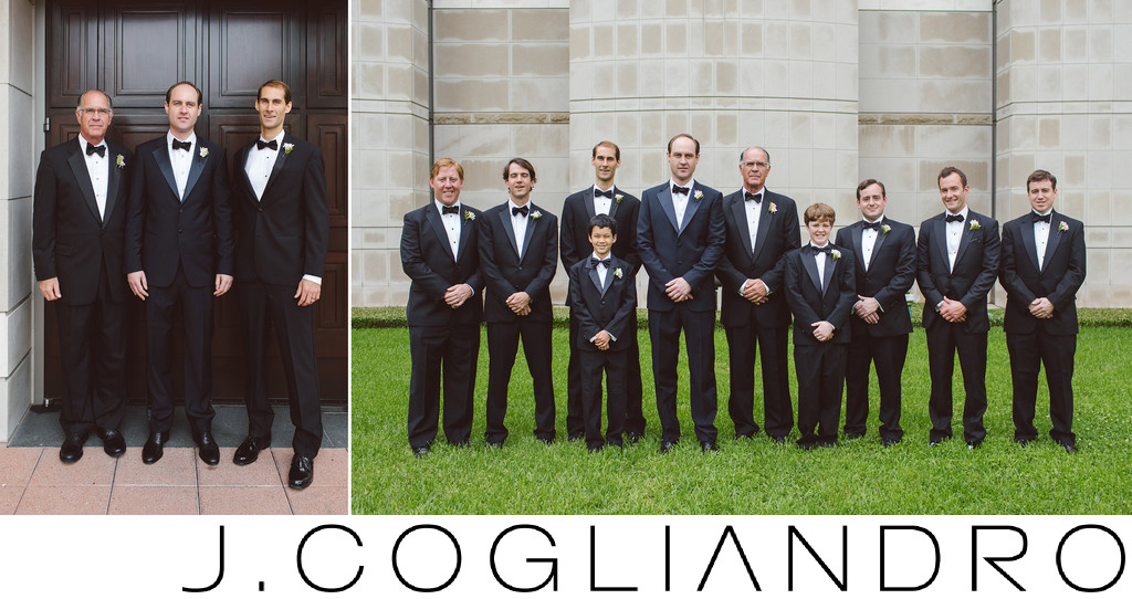 Groomsmen Portraiture Wedding Photography in Houston