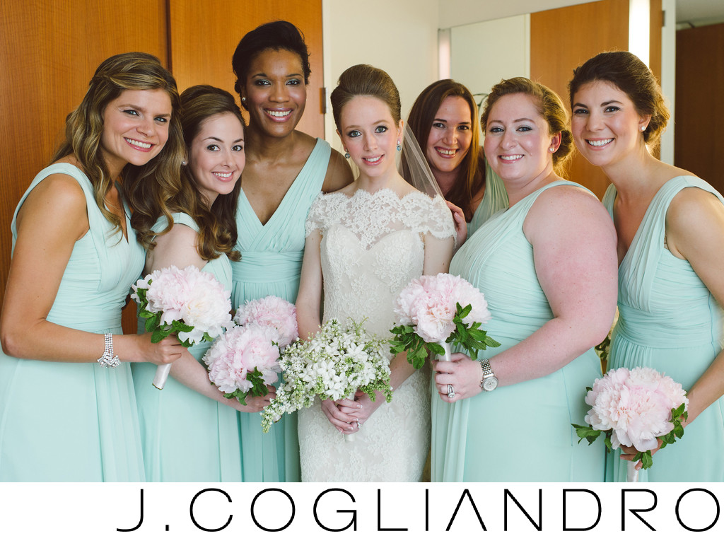 The Bridal Party Downtown Houston Wedding Photography