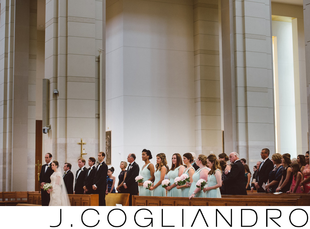 Dramatic Wedding at Co-Cathedral of the Sacred Heart
