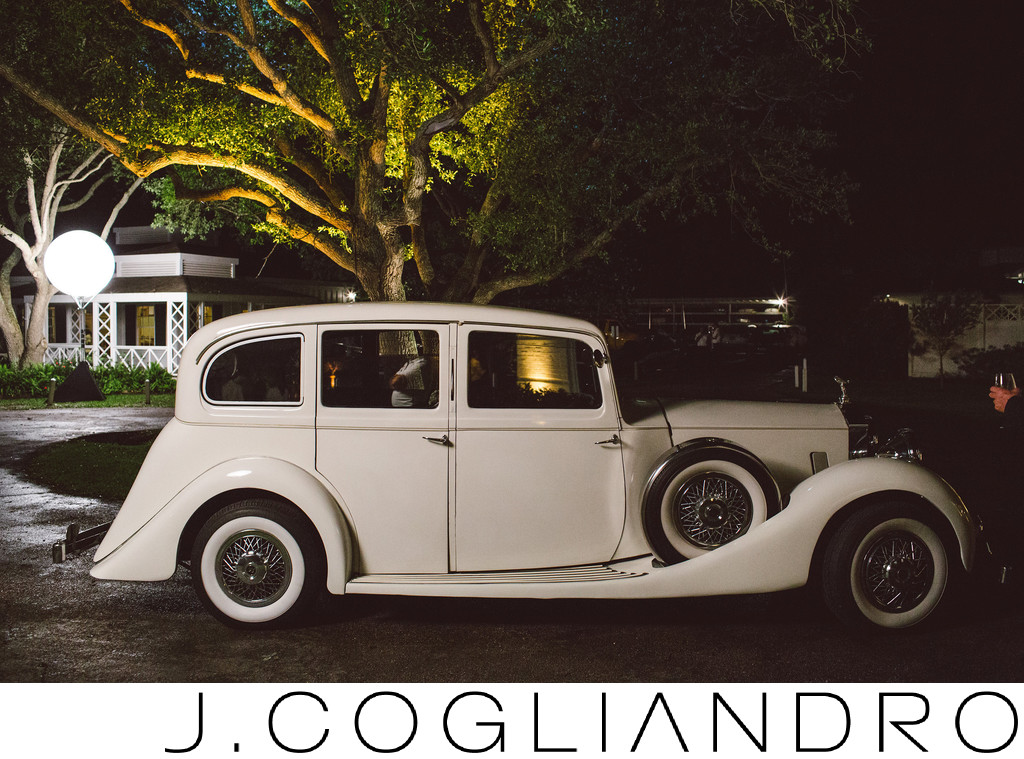 The Get Away Car Elegant Houston Wedding Photography