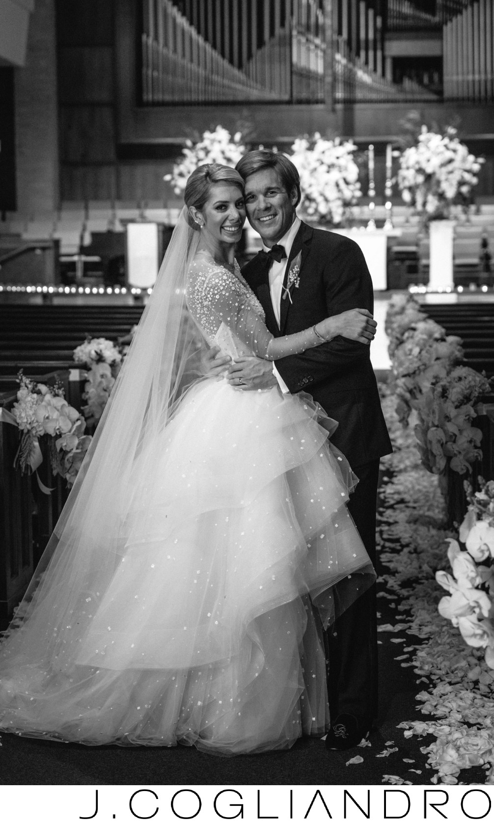 Bride and Groom Portrait River Oaks Wedding photography