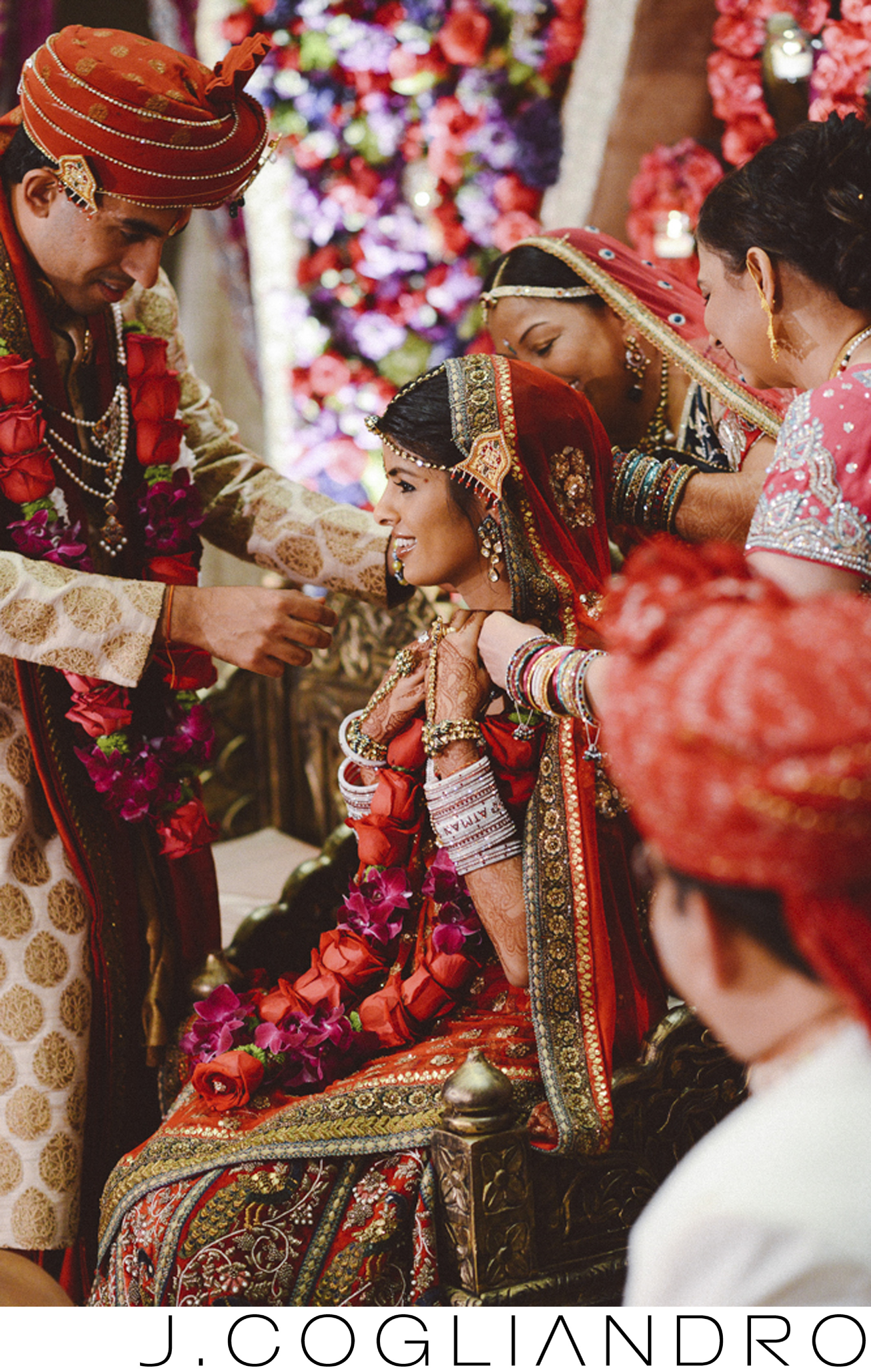 Decorating The Bride At South Asian Weddings In Houston J Cogliandro 