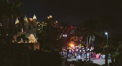 Welcome Party Venues Dig Deck Atlantis in The Bahamas