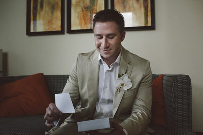 Note from his Bride Wedding Photography in the Bahamas