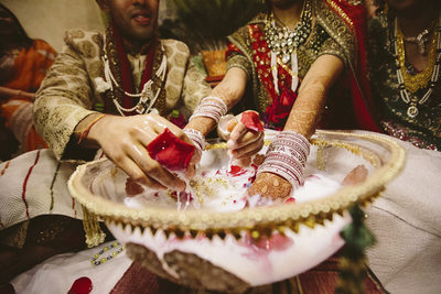 Wash Hands South Asian Wedding Photography in Houston