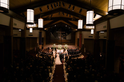 Wedding Ceremony at Chapelwood United Methodist 