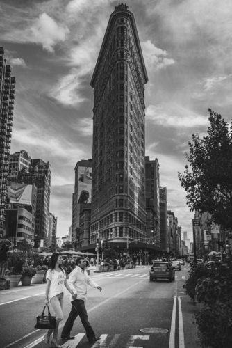 New York Engagement Photography at Flat Iron Building
