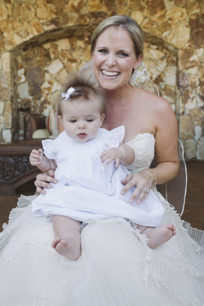 The Bride and Tiny Flower Girl Weddings at Querencia