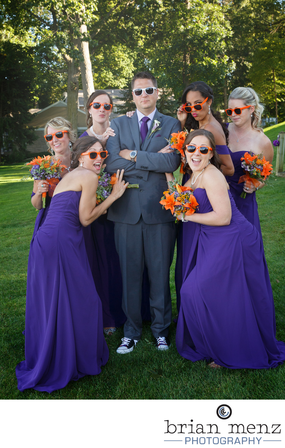 bridal-party-gull-lake-country-club-wedding