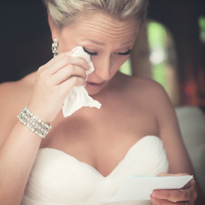 bride crying kalamazoo wedding photography