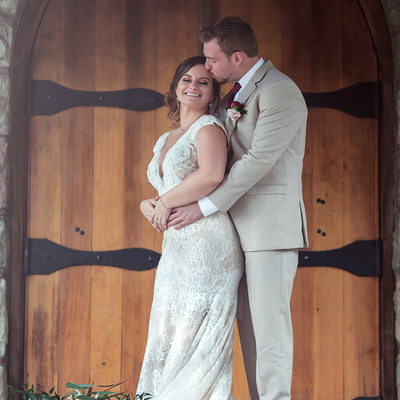 Lawton Community center Wedding Couple