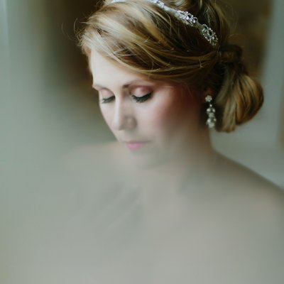 Elegant bridal portrait