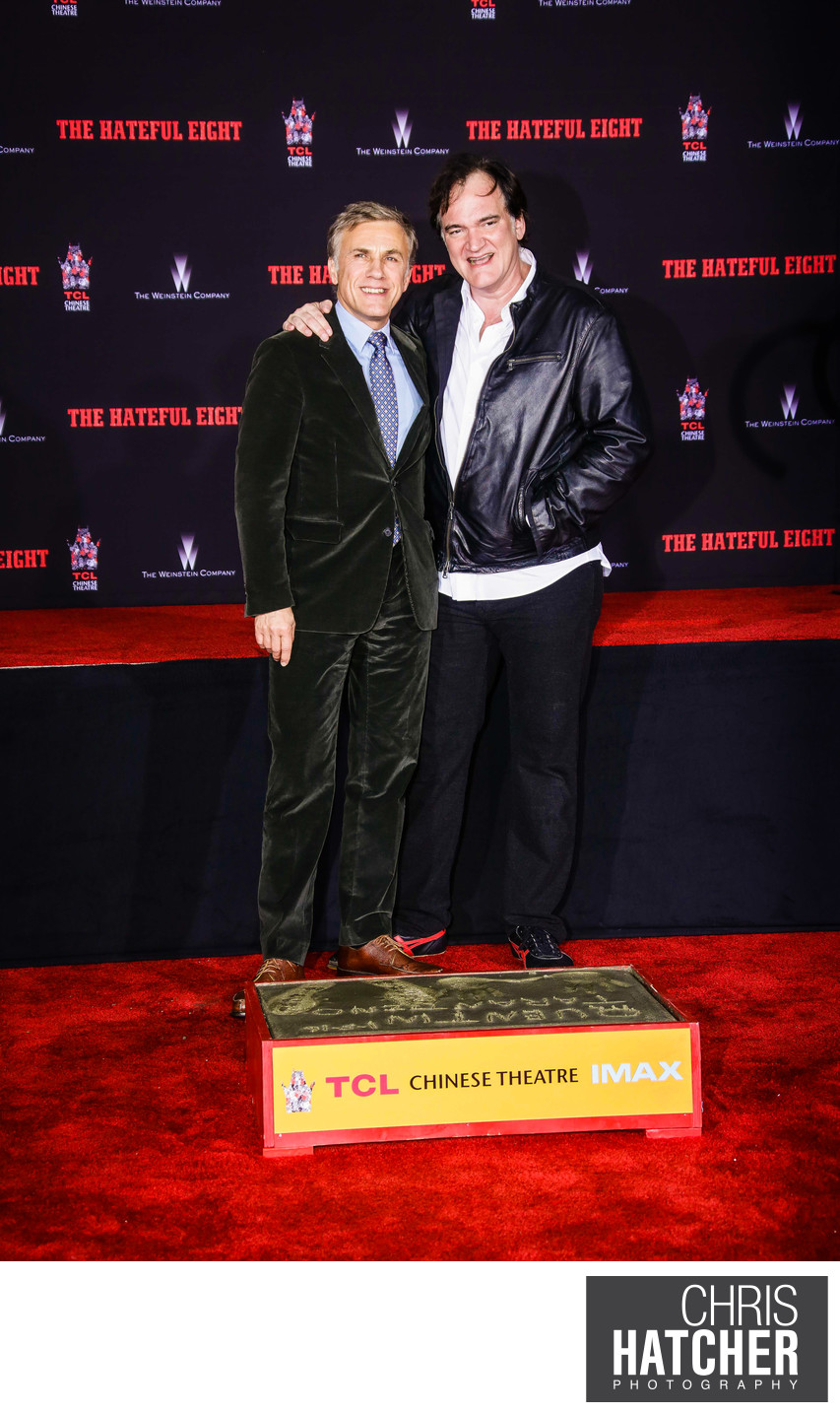 Christoph Waltz and Quentin Tarantino