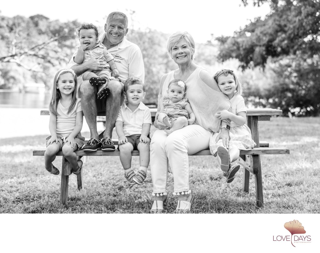 Black and White Cape Cod Family Photography