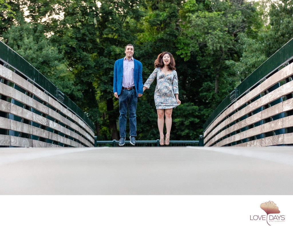 Watertown MA Engagement Session along the Charles River