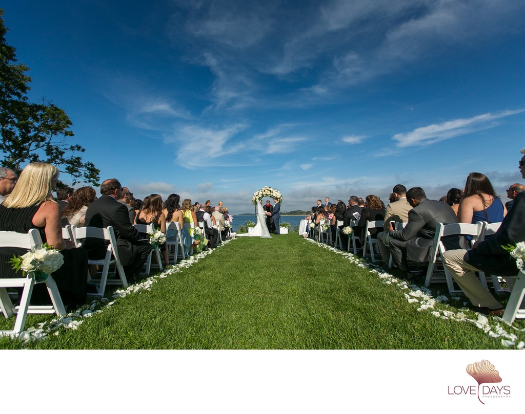 Wequassett Wedding Ceremony Lawn