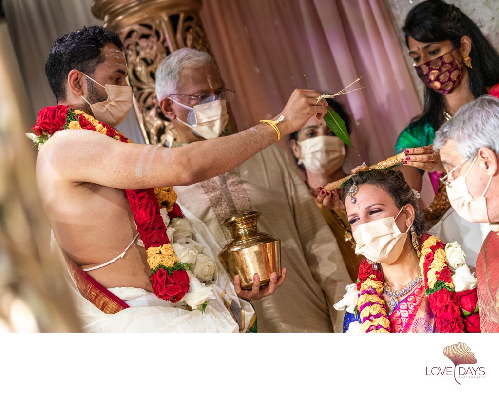 Boston Indian Hindu Wedding Ceremony. 
