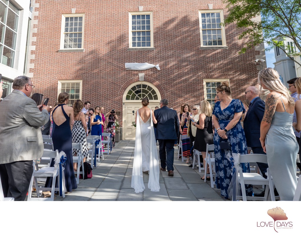 Walking down the aisle - New Bedford