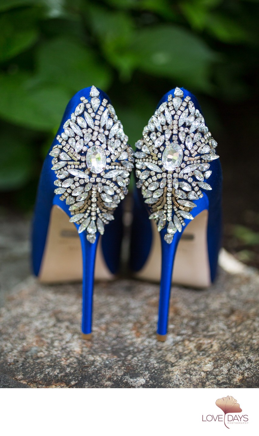 Cape Cod Blue Wedding Shoes